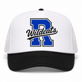 White Wildcats with Blue R cap
