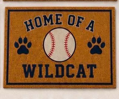 Custom Baseball Doormat