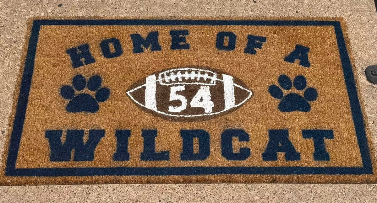 Custom Football Doormat